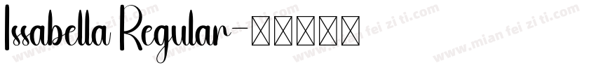 Issabella Regular字体转换